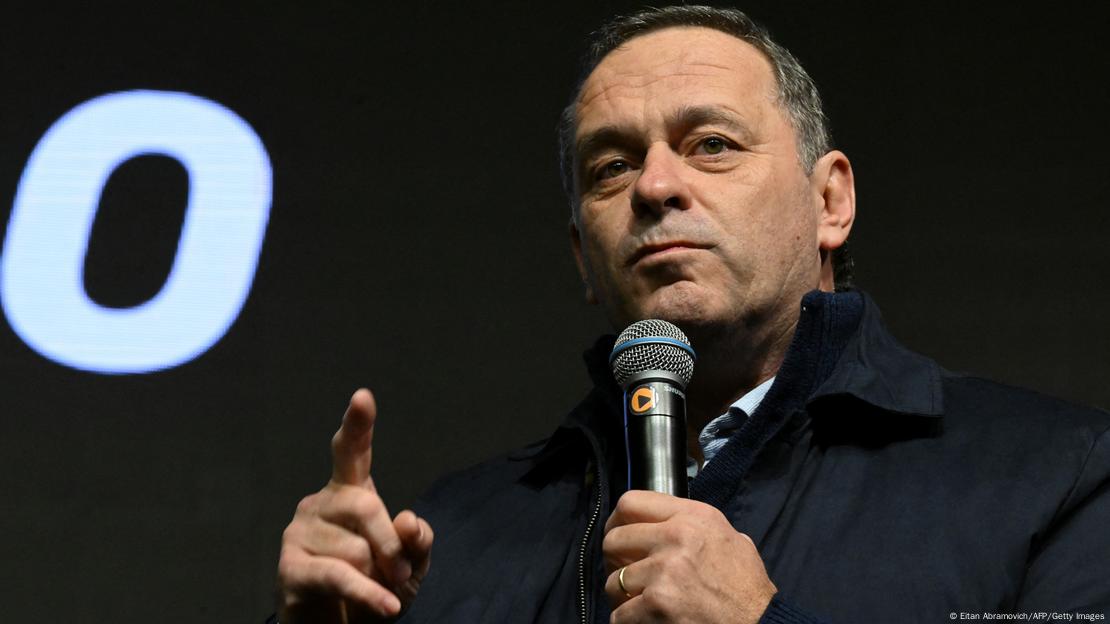 Álvaro Delgado, candidato del Partido Nacional en los comicios en Uruguay, el 27 de octubre.Imagen: Eitan Abramovich/AFP/Getty Images