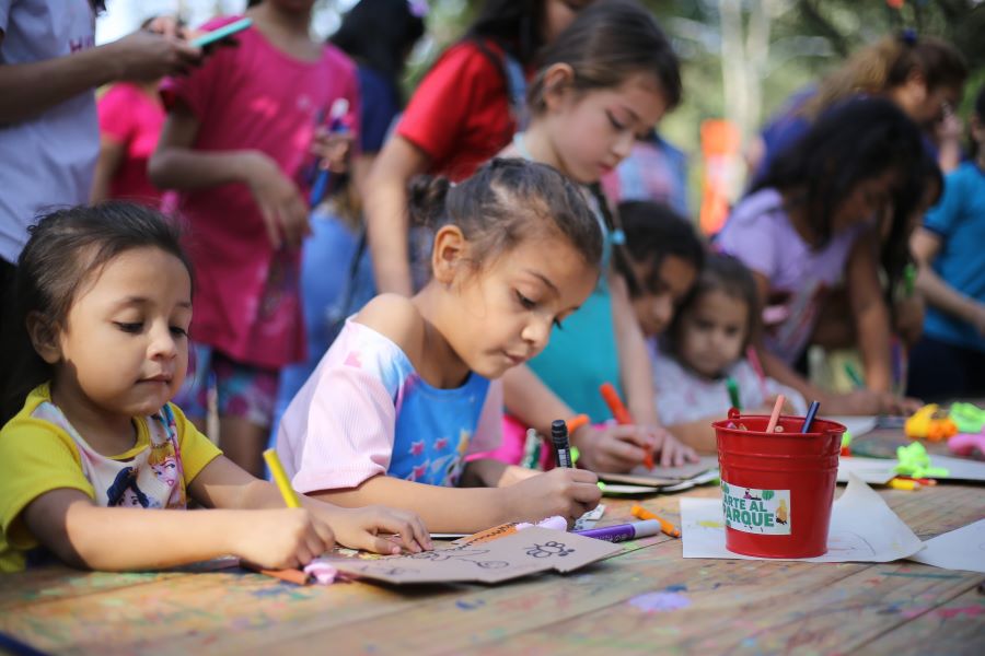 Festival en el Parque Caballero. Cortesía