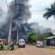 Incendio de gran magnitud en Capiatá. Foto: Raúl Bogarín.