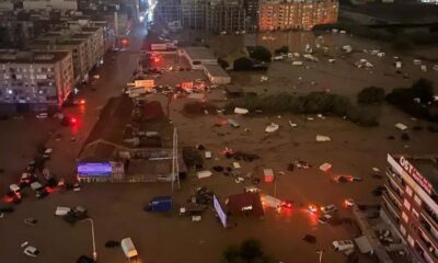 Inundación en Valencia, España. Foto: X