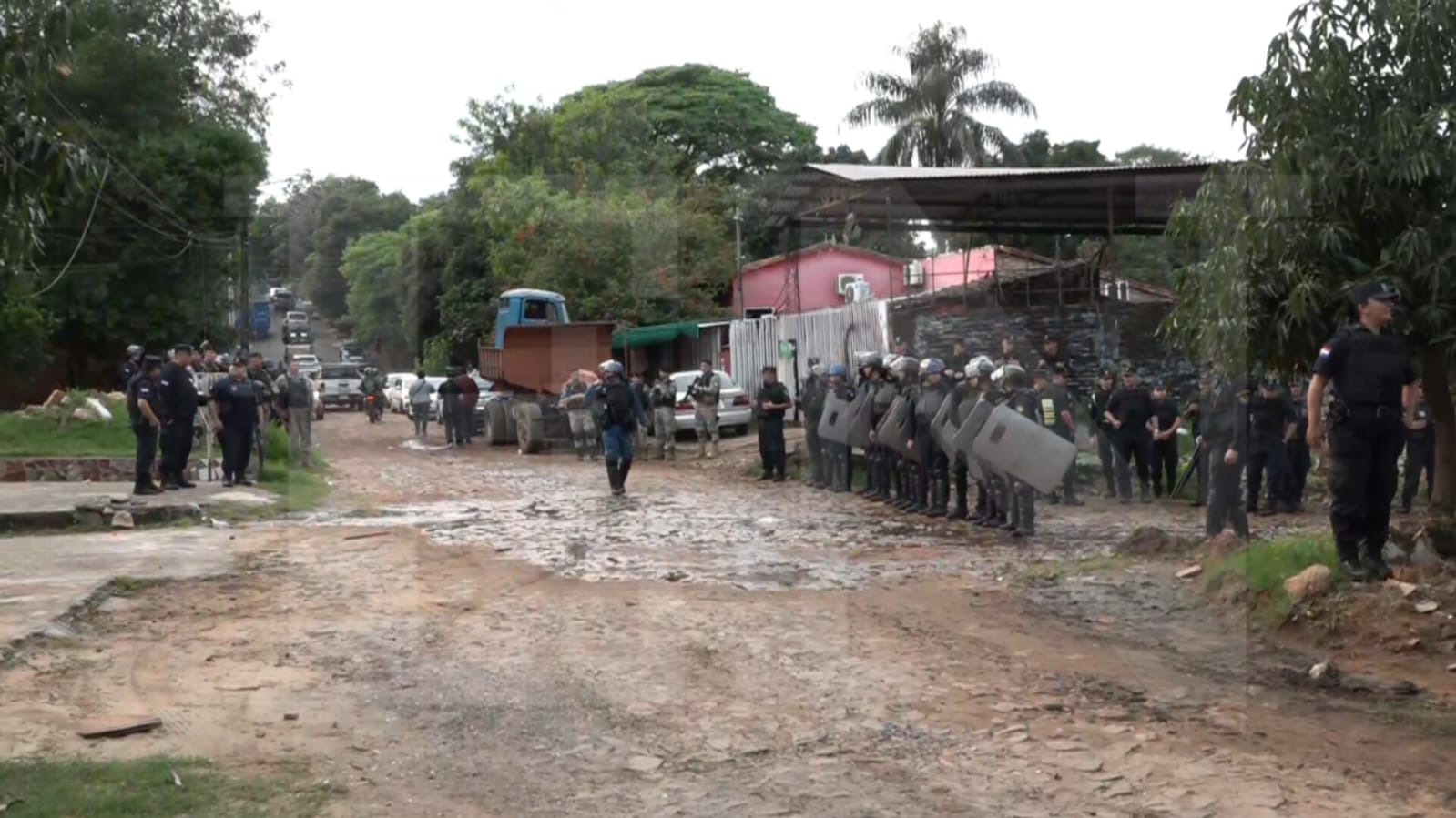 Megaoperativo en zona Pantanal. Foto: El Nacional.