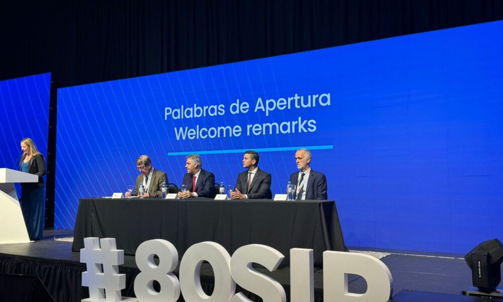 Apertura de la 80 Asamblea General de la SIP. Foto: Gentileza.