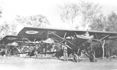 Wibault 73 C.1 de la Primera Escuadrilla de Caza de la Aviación en Campaña en la Base Aérea de Isla Poí, en los meses iniciales de la guerra. (Instituto de Historia y Museo Militar del MDN). Cortesía