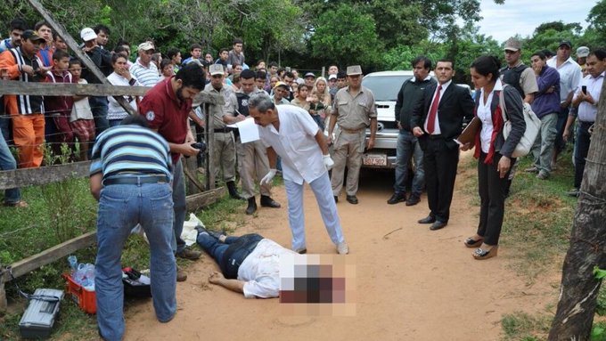 Crimen de Wilfrido Ocampos Benítez. Foto: Gentileza.