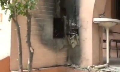 El tablero se incendió completamento. Foto: Captura ABC TV.