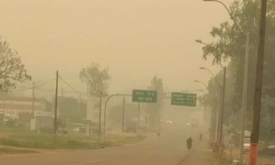 Humo en Concepción. Foto: Gentileza.