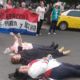 Protesta de pacientes. Foto: Apacfapy.