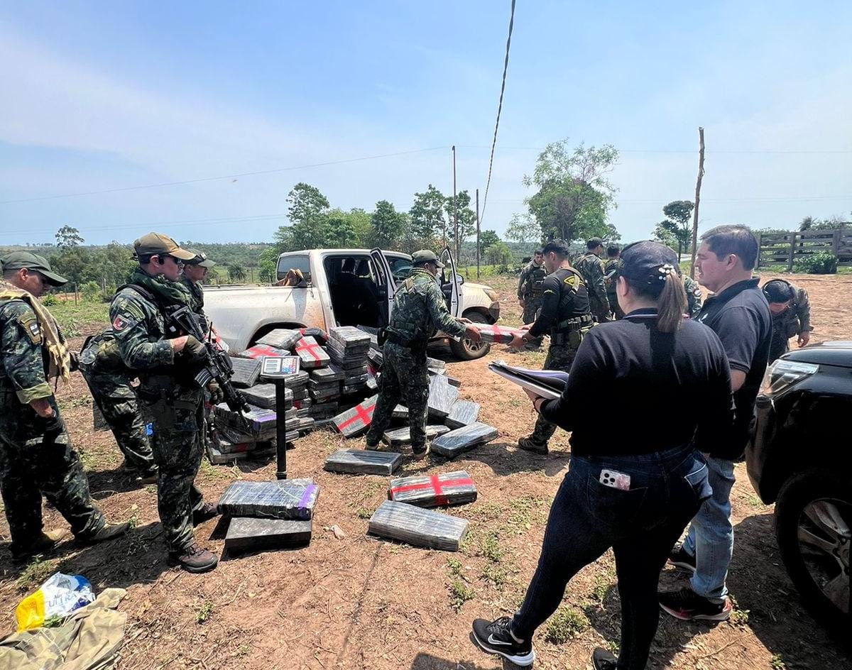 Allanamientos permitieron incautar casi seis toneladas de presunta marihuana. Foto: Gentileza.