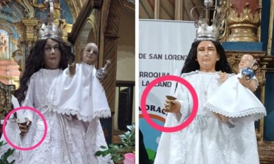 Polémica por la Virgen de la Candelaria de Capiatá. Foto: Capiatá Press.