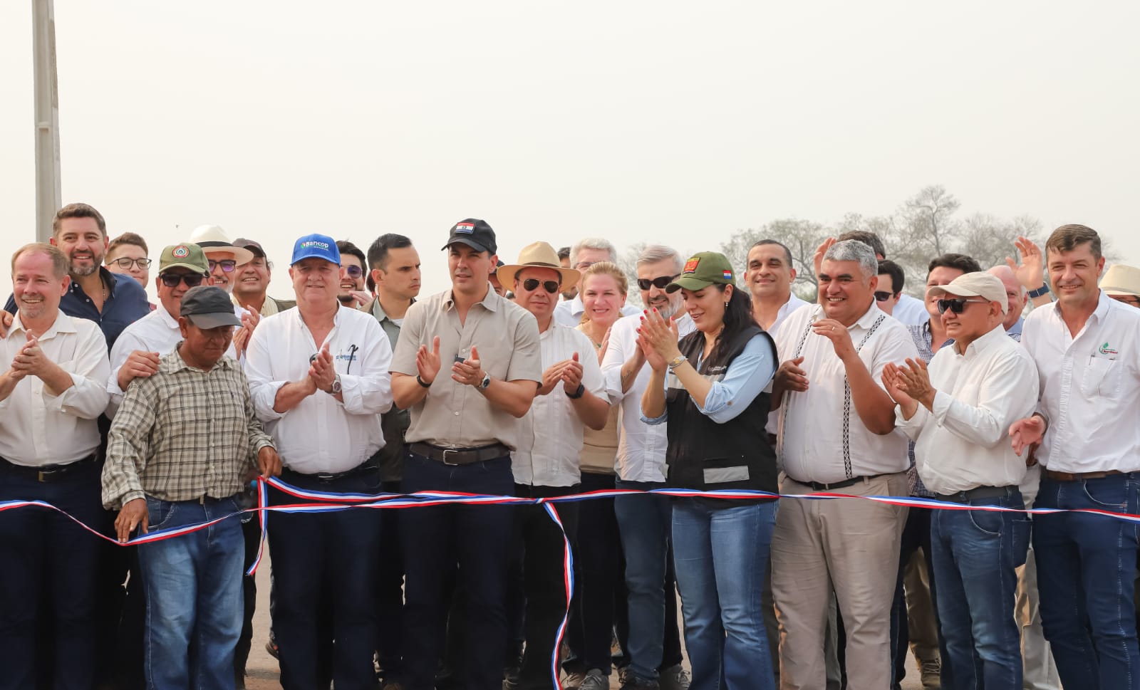 Inauguración de la Ruta de la Leche. Foto: MOPC.