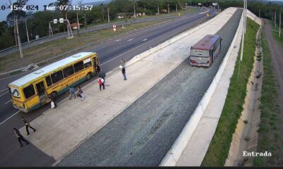 Rampa de frenado ruta PY02. Foto: Gentileza.