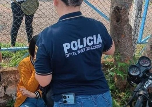 La menor fue hallada por agentes de la Policía Nacional. Foto: Gentileza.