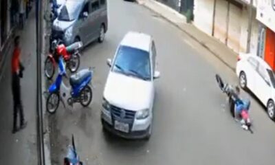 La joven perdió la vida casi al instante. Foto: Captura.