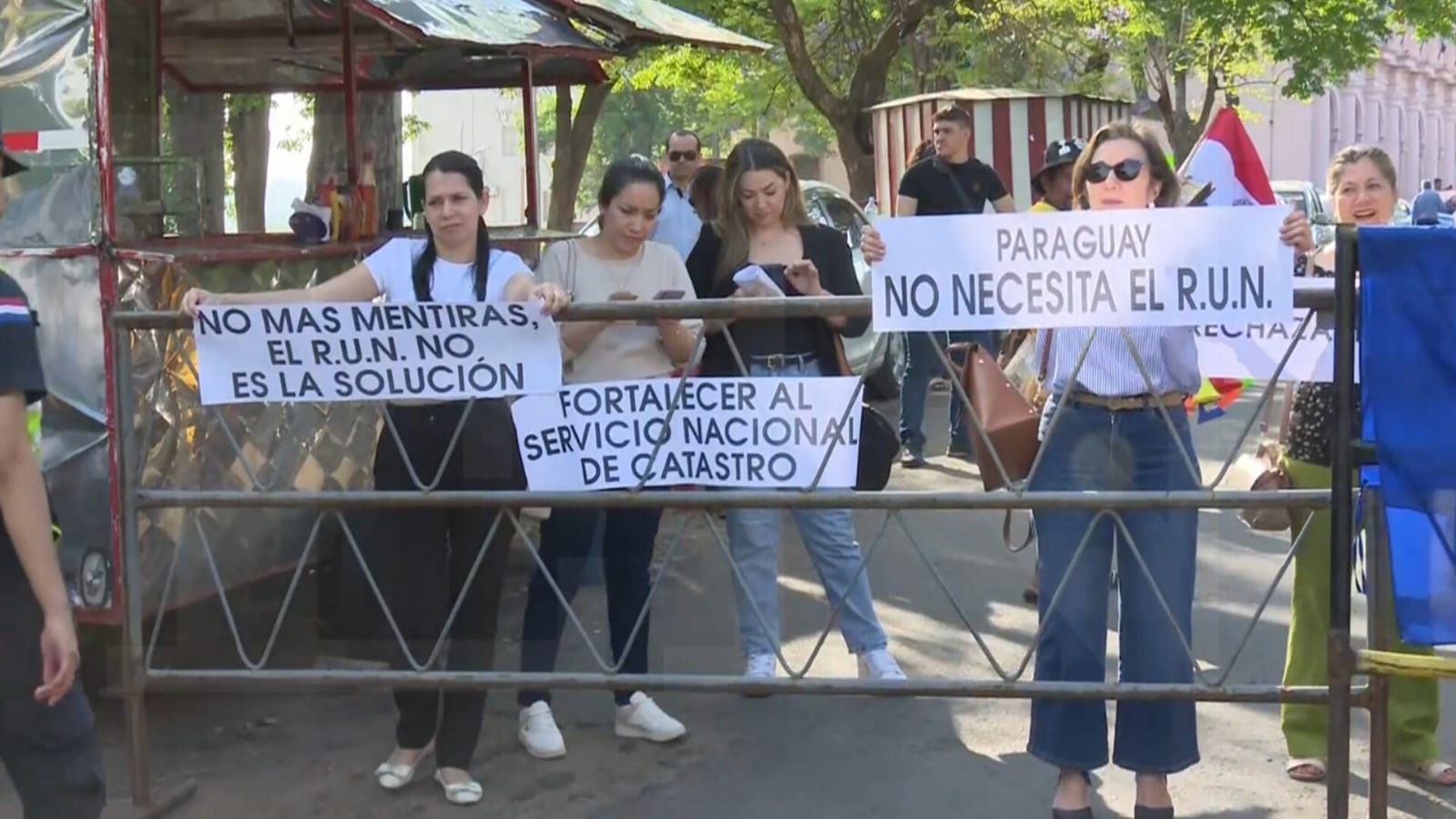 Protesta contra el proyecto de creación del RUN. Foto: El Nacional.