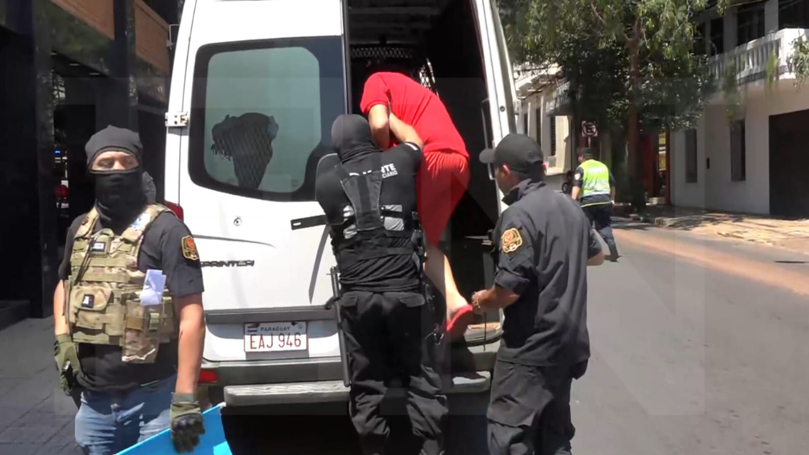 Traslado del Pastor Insfrán. Foto: El Nacional.