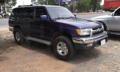 Camioneta robada en Luque. Foto: El Nacional.