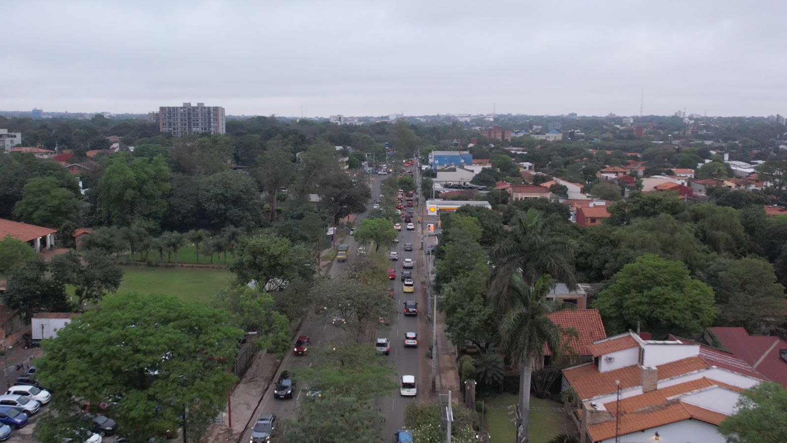 Avenida Mariscal López. Foto: IP