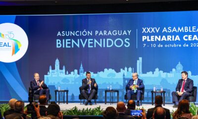 Apertura de la Asamblea del Consejo Empresarial de América Latina contó con la presencia de Santiago Peña. Foto: Gentileza.