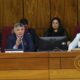 Ministro del MEC, Luis Fernando Ramírez, durante la exposición que realizó ante la Bicameral de Presupuesto del Congreso Nacional. Foto: IP