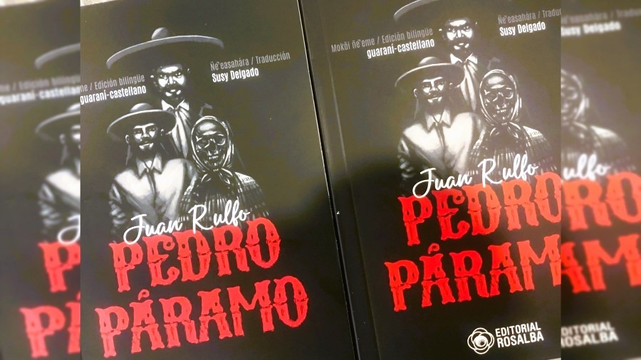 Portada de la obra "Pedro Páramo" traducida por Susy Delgado (Editorial Rosalba). Cortesía