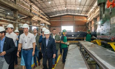 La empresa emplea a unos 250 trabajadores invirtió 10 millones de dólares. Foto: Presidencia.