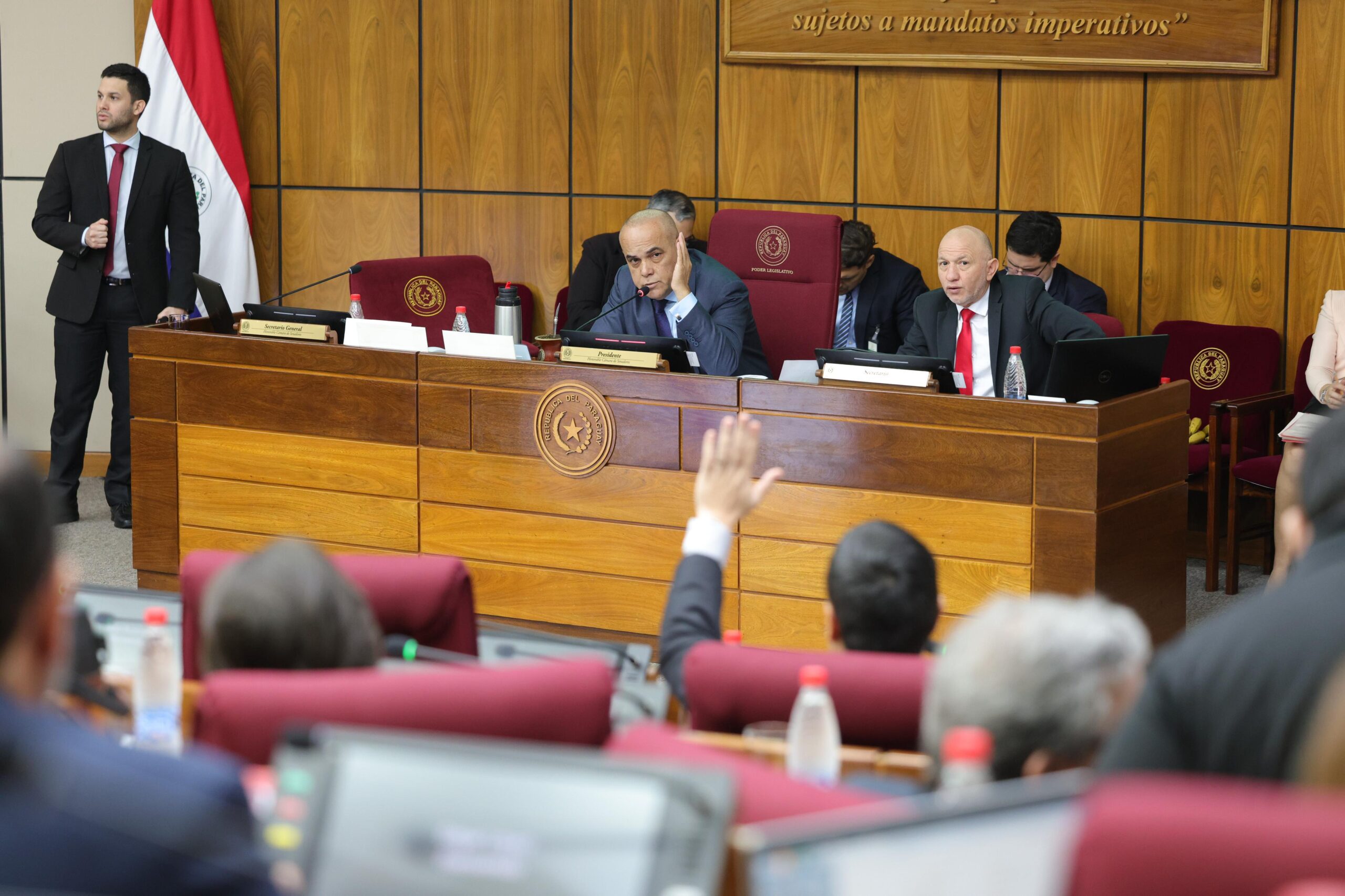 Sesión en el Senado. Foto ilustrativa. Gentileza.