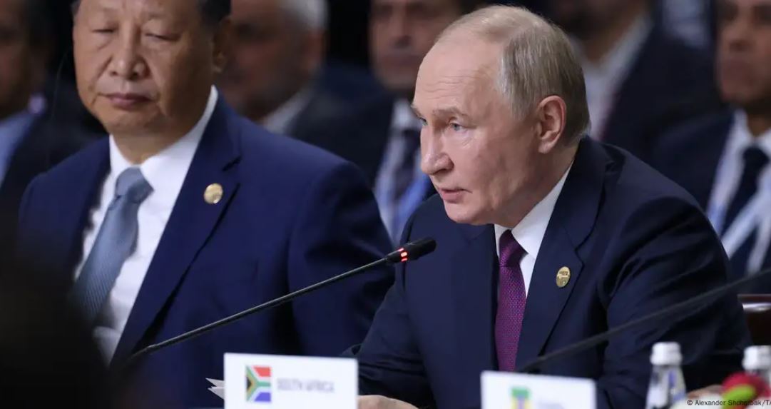 "Los combates se extendieron a Líbano", apuntó el presidente de Rusia en la cumbre de los Brics. Foto: DW: