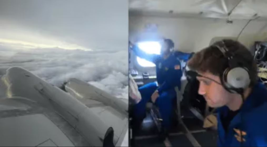 Los "cazadores de tormentas" desafiaron los vientos para estudiar el fenómeno desde adentro. Foto: Captura de pantalla.