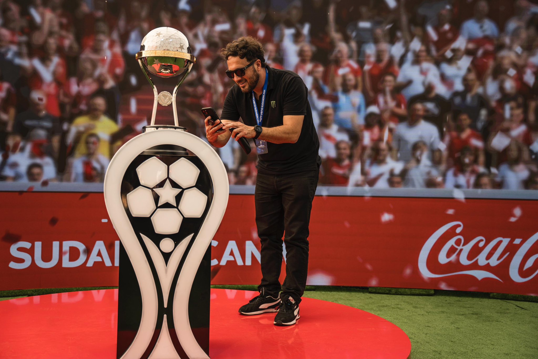 La fiesta de la Copa Sudamericana ya se vive en Asunción. Foto: Conmebol