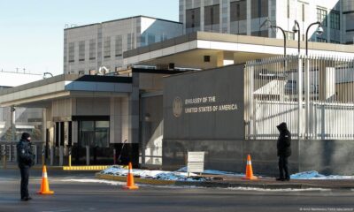 Embajada de Estados Unidos en Kiev. Foto: DW