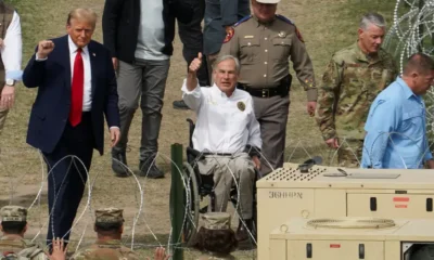 Visita de Donald Trump a la ciudad de Eagle Pass, Texas, en la frontera entre Estados Unidos y México. Imagen: Go Nakamura/DW.