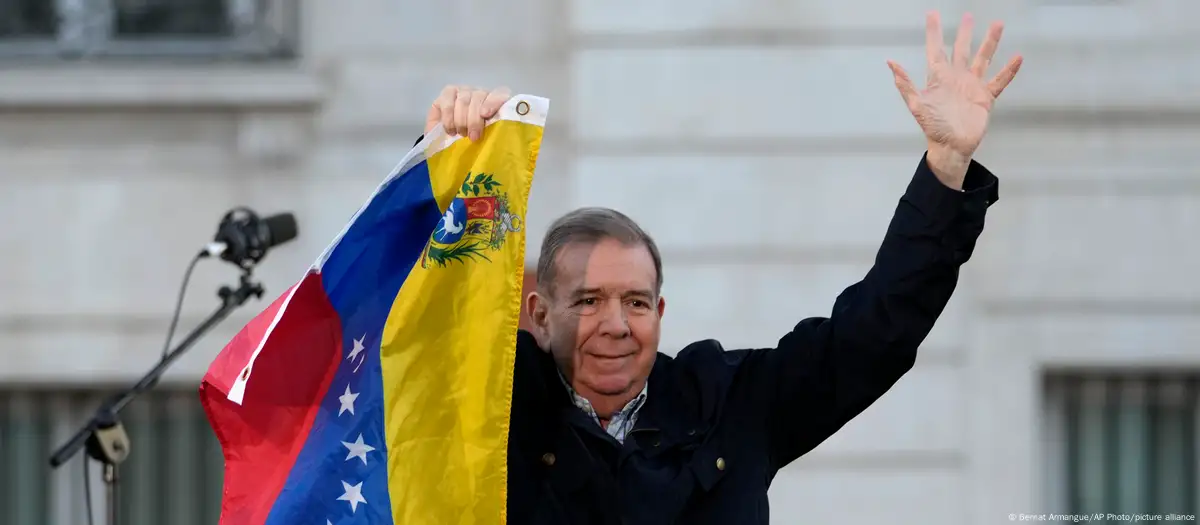 Edmundo González. Imagen: Bernat Armangue/AP Photo/picture alliance