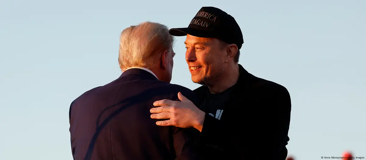 Donald Trump y Elon Musk. Foto: DW.