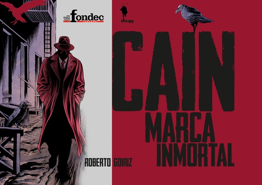 Portada de "Caín. Marca inmortal", de Roberto Goiriz (Tintapy). Cortesía