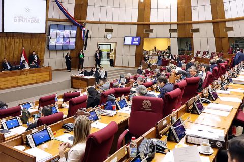 Sesión de la Cámara de Diputados. Foto: X