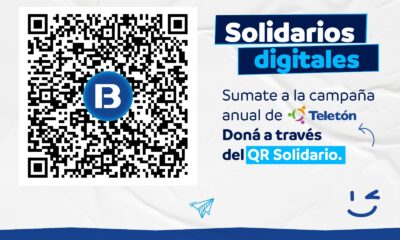 Pago con QR Solidario. Foto: Gentileza.