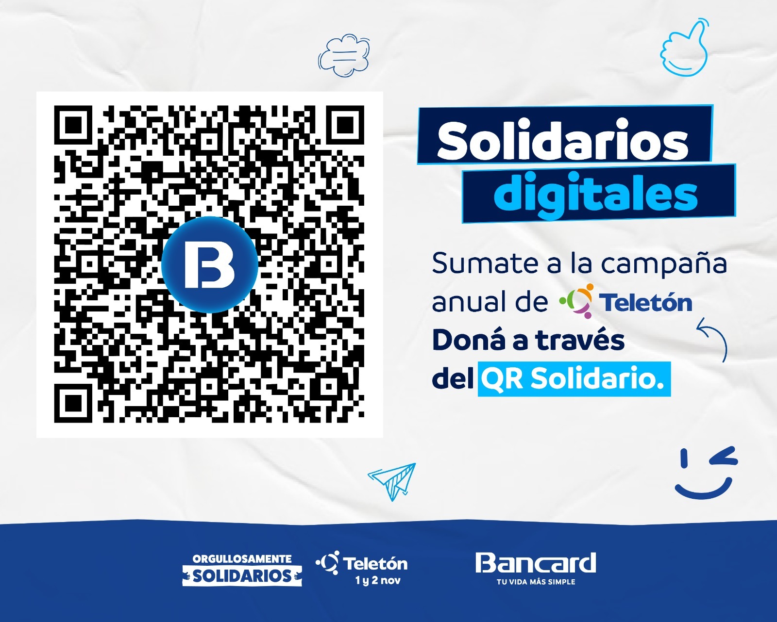 Pago con QR Solidario. Foto: Gentileza.