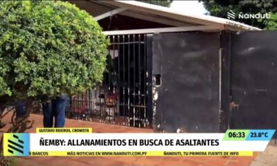 Cuatro allanamientos simultáneos realizan en estos momentos. Foto: captura de pantalla