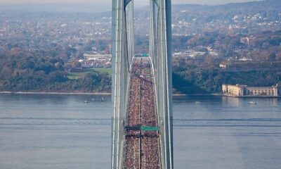 La Maratón de Nueva York 2024 registró un récord, pues fueron 55.646 los corredores que cruzaron la línea de meta. Foto: @craigsbeds.