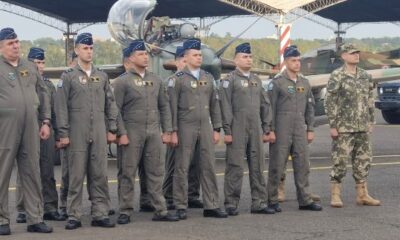 Pilotos militares paraguayos. Foto: Megacadena.