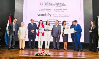 Las ganadoras del Premio AranduPy en su primera edición. Cortesía