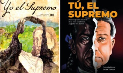 Roa Bastos, “Yo el Supremo”, primera edición, 1974. Autores varios, “Tú, el Supremo”, antología homenaje, 2024.