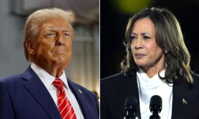 El expresidente Donald Trump y la vicepresidenta Kamala Harris. Foto: CNN.