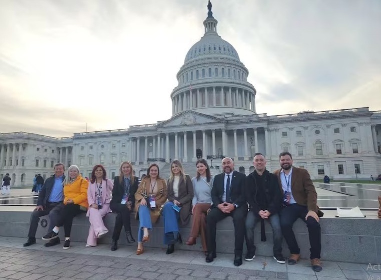 El viaje de los diputados a Estados Unidos. Foto: Gentileza.