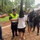 Los delincuentes quedaron detenidos. Foto: Captura.