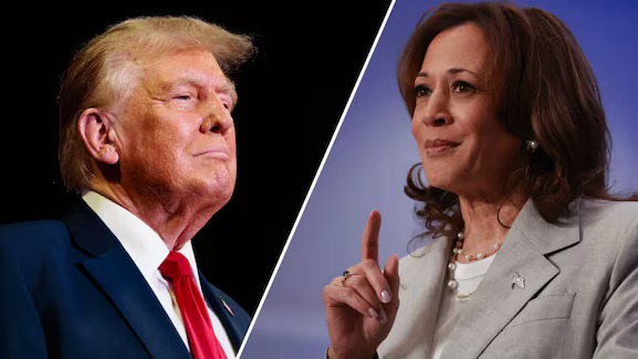 Donald Trump y Kamala Harris. Foto: Infobae.