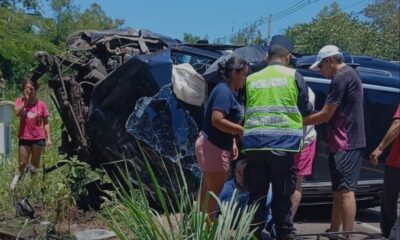 Accidente Luque - Sanber. Foto: Ñanduti.