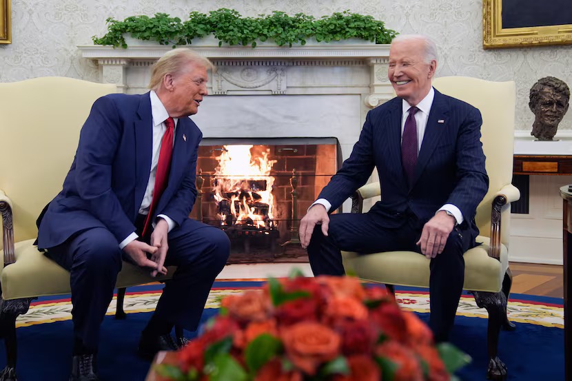 Donald Trump y Joe Biden. Foto: AS USA Latino