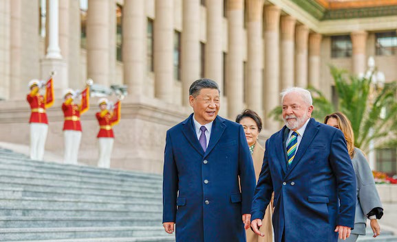 Xi Jinping y Lula da Silva. Foto: Infobae.