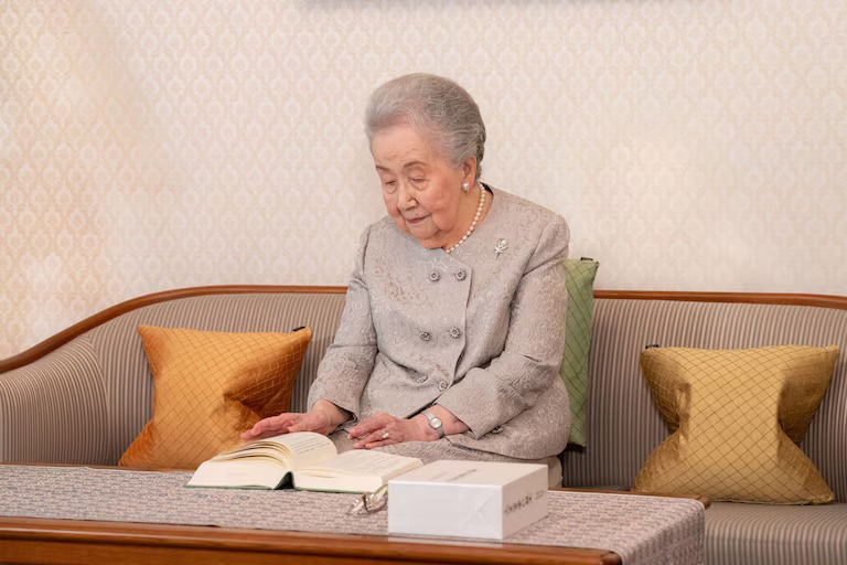 Yuriko, tía abuela del emperador Naruhito. Foto: Infobae.